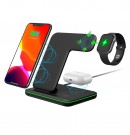 Wireless charger Qi with LED 3in1 15W GY-Z5A black