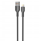 Pavareal  lādēšanas / datu kabelis USB A to Iphone Lightning 5A black
