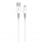 Pavareal lādēšanas / datu kabelis USB A to MicroUSB 5A white