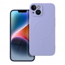 Silicone Mag Cover case Iphone 14 Purple