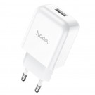 Hoco быстрое cетевoе заряднoе устройства/адаптер USB 2A N2 White