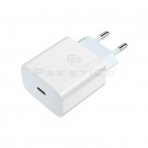 Prestico F8 ātrais tīkla lādētājs / adapteris USB-C 20W PD white, bulk