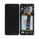 Samsung Galaxy A32 5G SM-A326B oriģinālais displeja un skārienjutīgā ekrāna modulis ar akumulatoru GH82-25611A GH82-25453A, melns