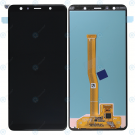 Samsung Galaxy A7 SM-A750F 2018 displeja un skārienjutīgā ekrāna modulis, melns